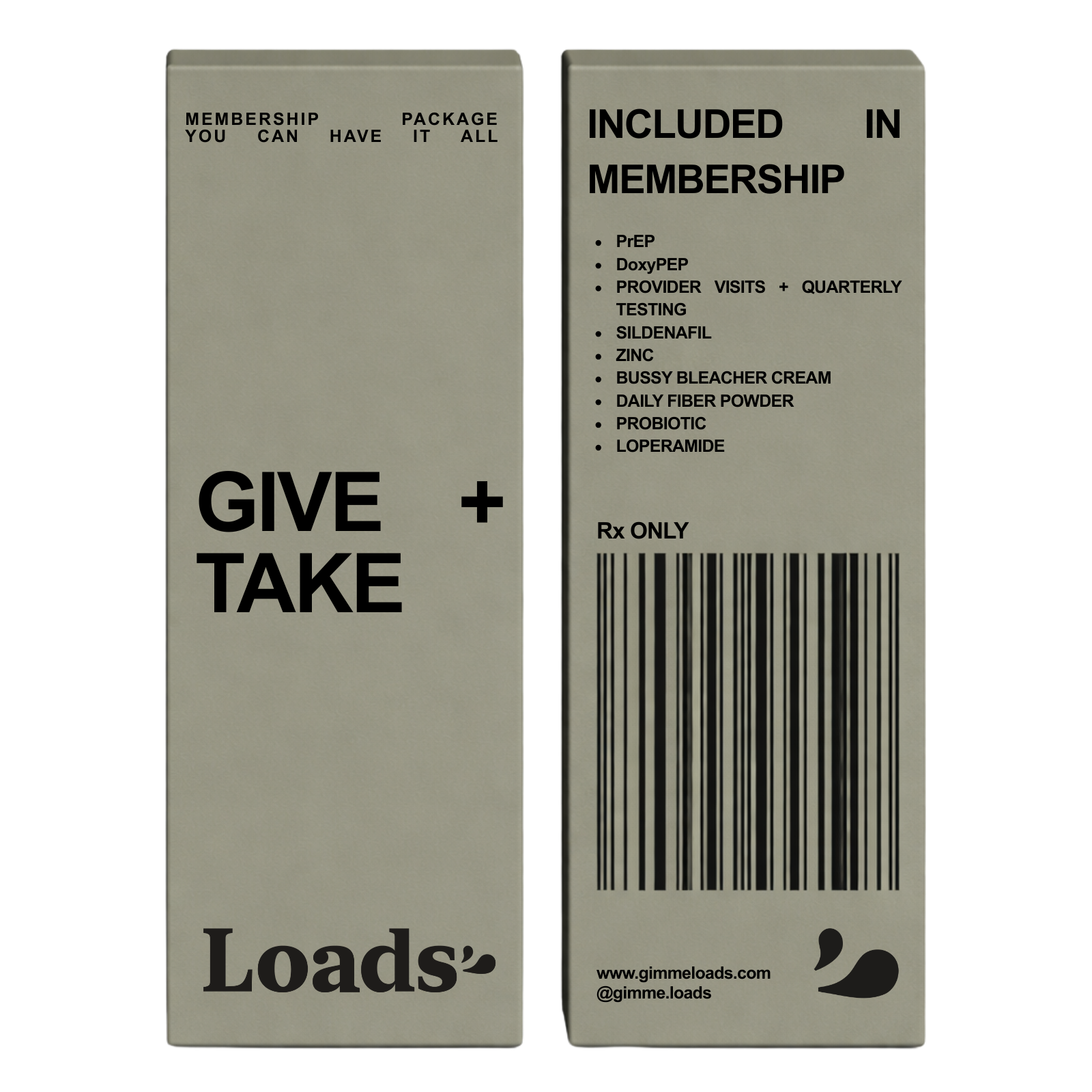 GIVE + TAKE MEMBERSHIP
